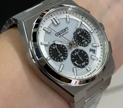 Relógio Orient SolarTech Cronógrafo MBSSC274 S1SX Panda Original | Taniguchi Relógios - imagem 3