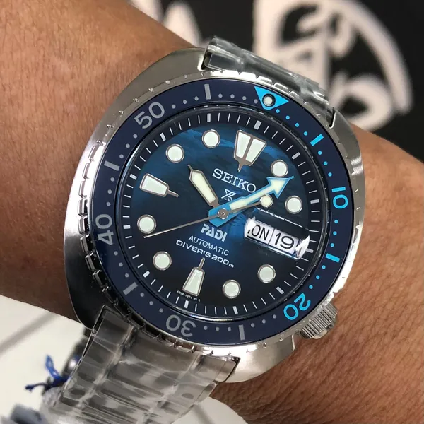 Seiko Prospex Automático King Turtle PADI SRPK01B1 Great Blue 
