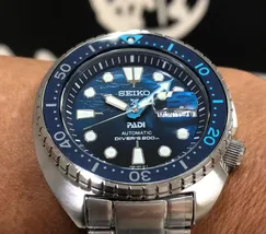 Seiko Prospex Automático King Turtle PADI SRPK01B1 Great Blue  - imagem 5