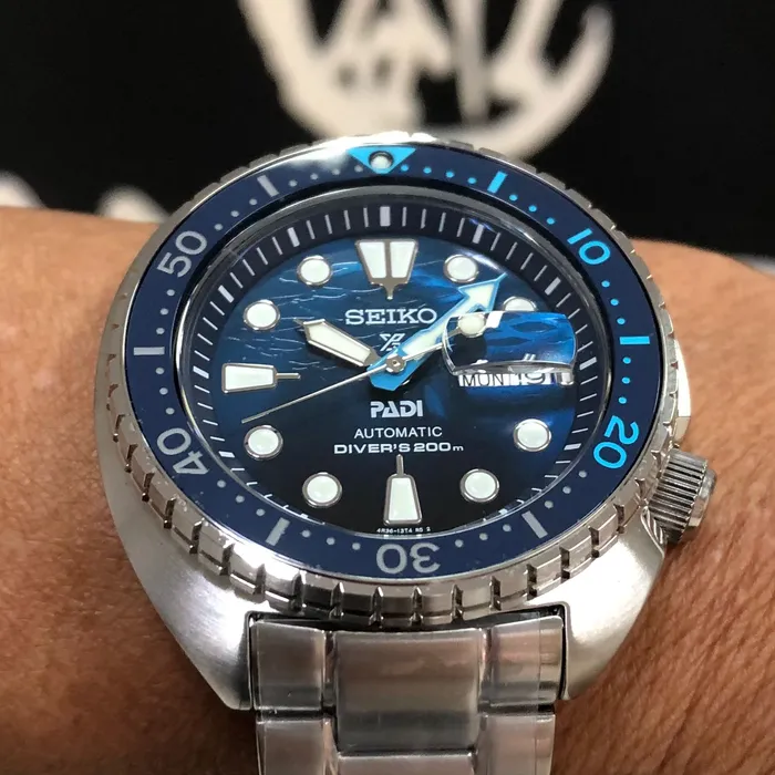Seiko Prospex Automático King Turtle PADI SRPK01B1 Great Blue 