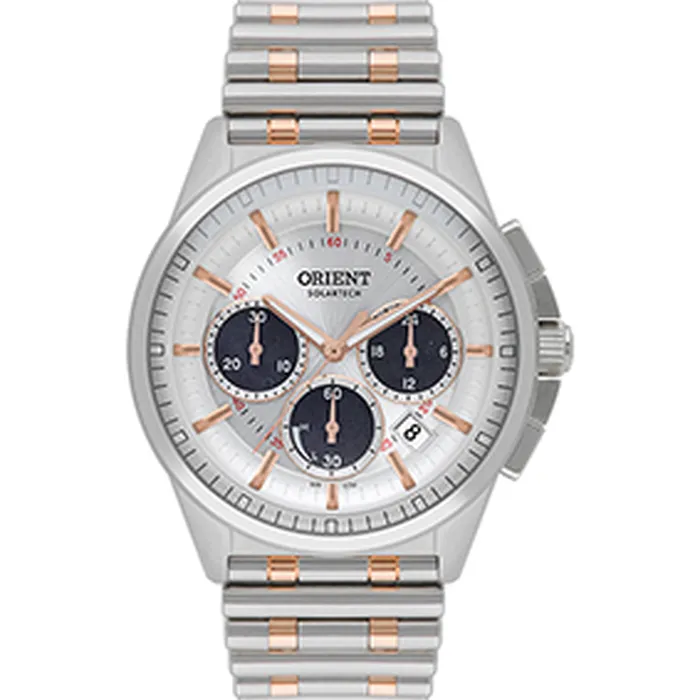 Relógio Orient SolarTech Neo Vintage MTSSC046 Cronógrafo Original | Taniguchi Relógios