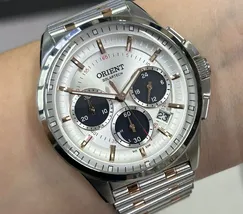 Relógio Orient SolarTech Neo Vintage MTSSC046 Cronógrafo Original | Taniguchi Relógios - imagem 1