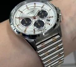 Relógio Orient SolarTech Neo Vintage MTSSC046 Cronógrafo Original | Taniguchi Relógios - imagem 5