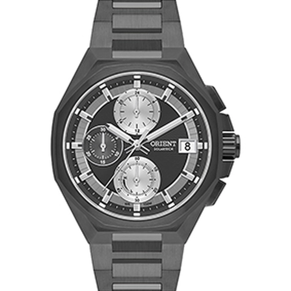 Orient Solartech Cronografo IPBlack MPSSC039 Grafite