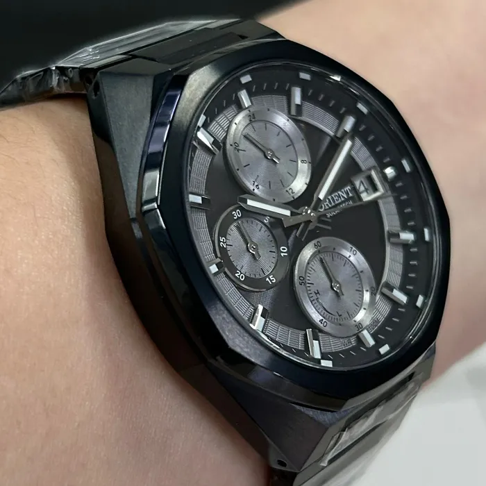 Relógio Orient SolarTech Cronógrafo MPSSC039 G1PX Safira Original | Taniguchi Relógios