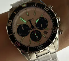 Relógio Orient ST Elite Sea MBSSC288 S1SX SolarTech Panda Safira Original | Taniguchi Relógios - imagem 6