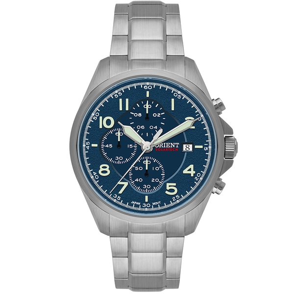 Orient Solartech Cronografo Sports Land MBSSC302 Azul