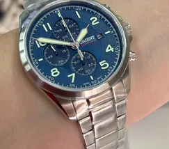 Relógio Orient SolarTech Cronógrafo MBSSC302 D2SX Safira Original | Taniguchi Relógios - imagem 5