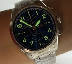 Relógio Orient SolarTech Cronógrafo MBSSC302 D2SX Safira Original | Taniguchi Relógios - imagem 6
