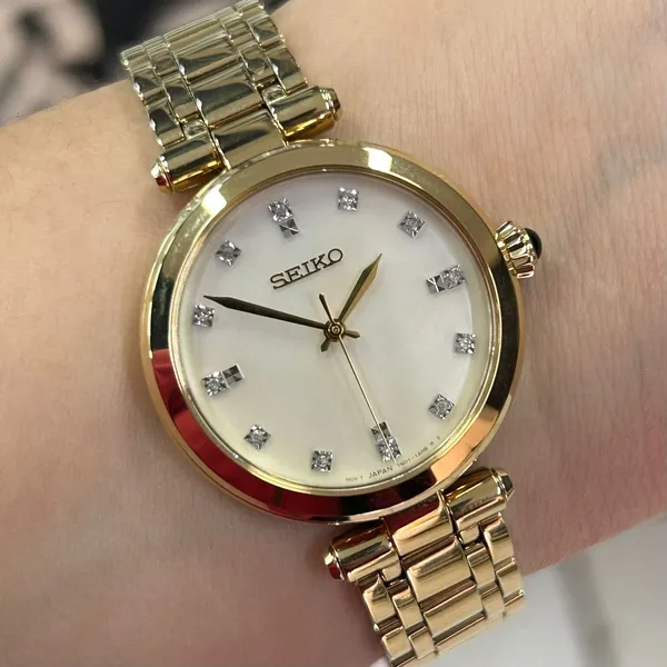 Seiko Quartzo Feminino Diamond SRZ536P1