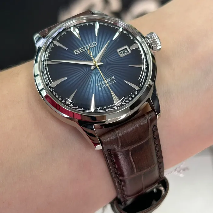 Relógio Seiko Presage Cocktail Time SRPK15J1 Blue Moon Original | Taniguchi Relógios