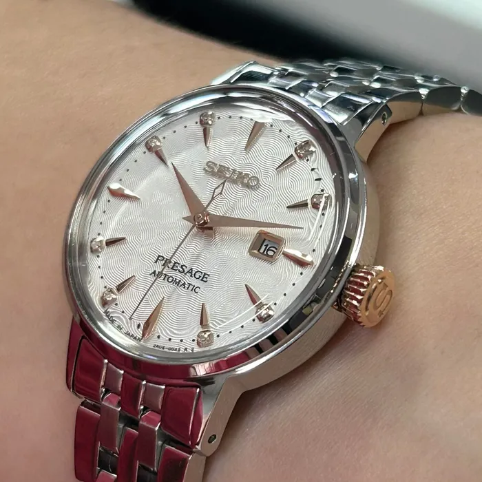 Relógio Seiko Presage Cocktail Time SRE009 Clover Original | Taniguchi Relógios