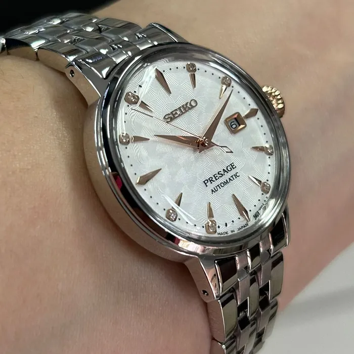 Relógio Seiko Presage Cocktail Time SRE009 Clover Original | Taniguchi Relógios