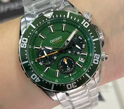 Relógio Orient ST Elite Sea MBSSC288 E1SX SolarTech Safira