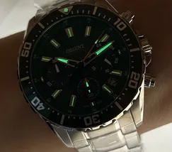 Relógio Orient ST Elite Sea MBSSC288 E1SX SolarTech Safira Original | Taniguchi Relógios - imagem 6