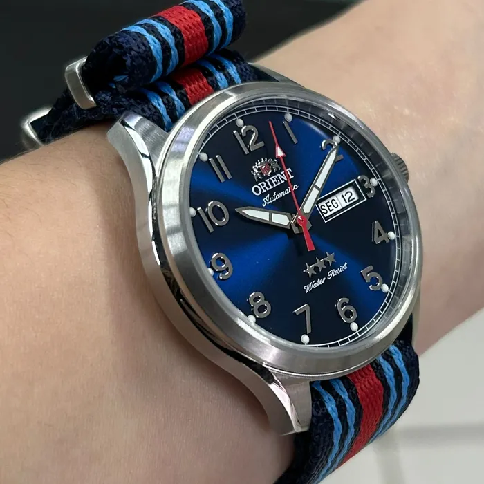 Relógio Orient 3 Estrelas Automático Sports YN6SN009 Martini Original | Taniguchi Relógios