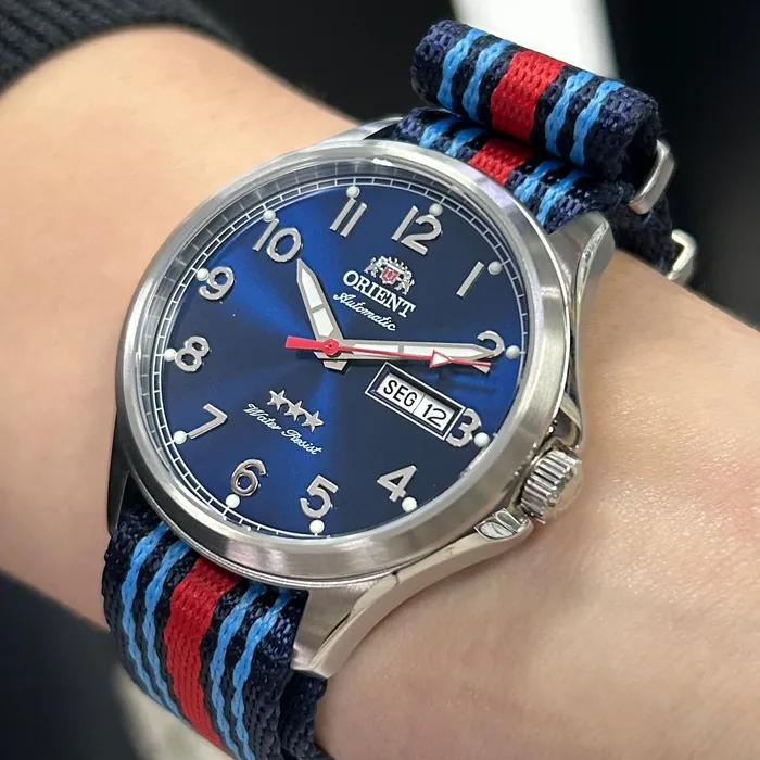 Relógio Orient 3 Estrelas Automático Sports YN6SN009 Martini Original | Taniguchi Relógios