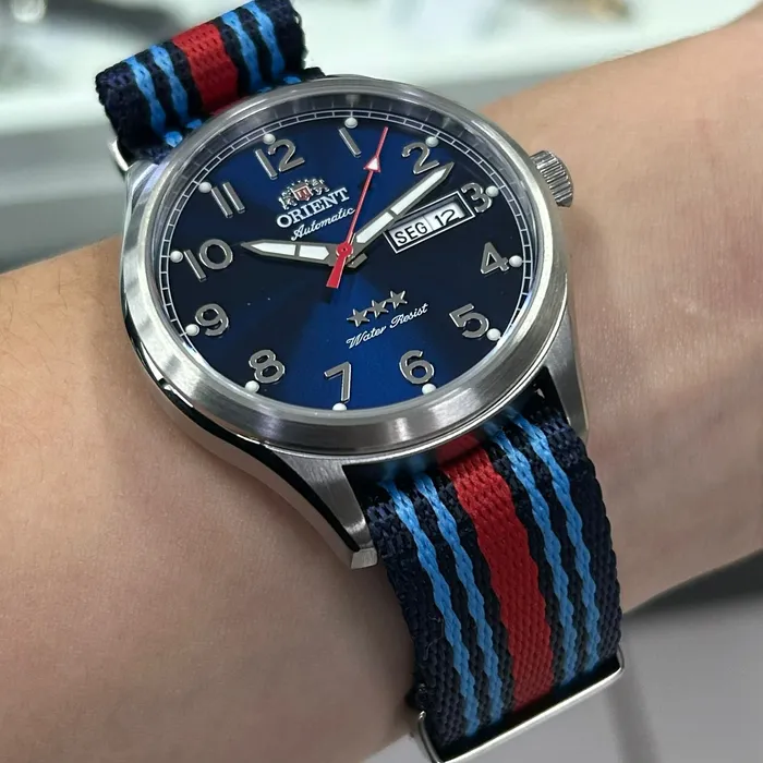 Relógio Orient 3 Estrelas Automático Sports YN6SN009 Martini Original | Taniguchi Relógios