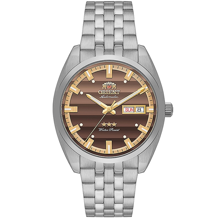 Relógio Orient Heritage 3 Estrelas YN6SS019 N1SX Safira Original | Taniguchi Relógios