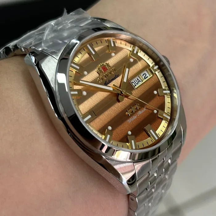 Relógio Orient Heritage 3 Estrelas YN6SS019 N1SX Safira Original | Taniguchi Relógios