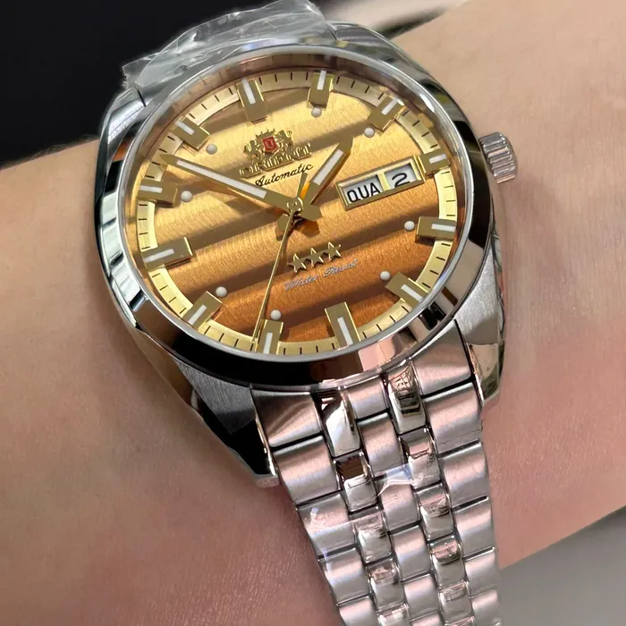 Relógio Orient Heritage 3 Estrelas YN6SS019 N1SX Safira Original | Taniguchi Relógios