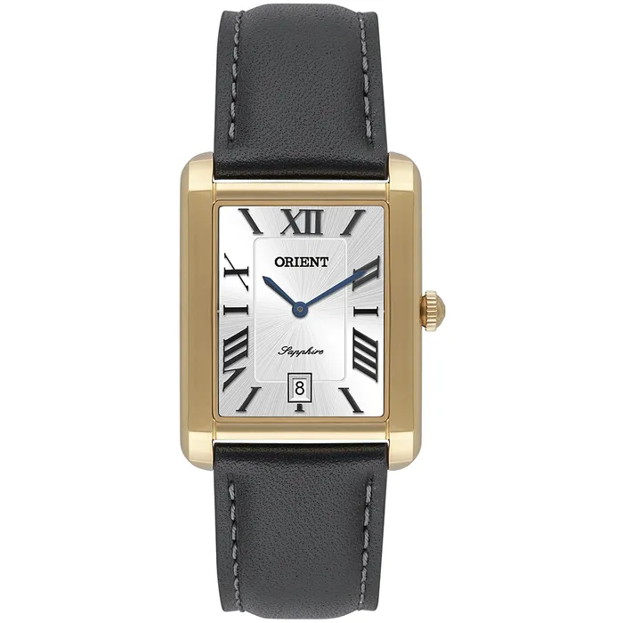 Relógio Orient Eternal Classico Tank GGSC1002 B3PX Safira Original | Taniguchi Relógios