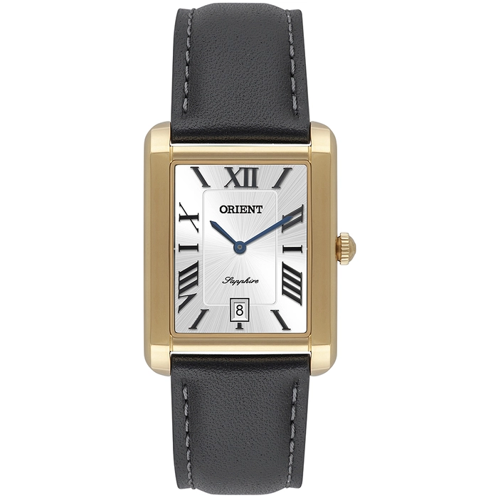 Relógio Orient Eternal Classico Tank GGSC1002 B3PX Safira Original | Taniguchi Relógios