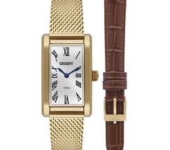 Relógio Orient Eternal Tank LGSS0077 Dourado Safira Original | Taniguchi Relógios - imagem 2