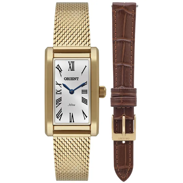 Orient Quartzo Eternal Classico "Tank" LGSS0077-S3KX