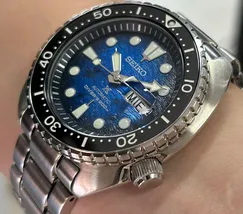 Seiko Prospex Automático King Turtle save the ocean SRPE39K1 Manta Ray - imagem 4