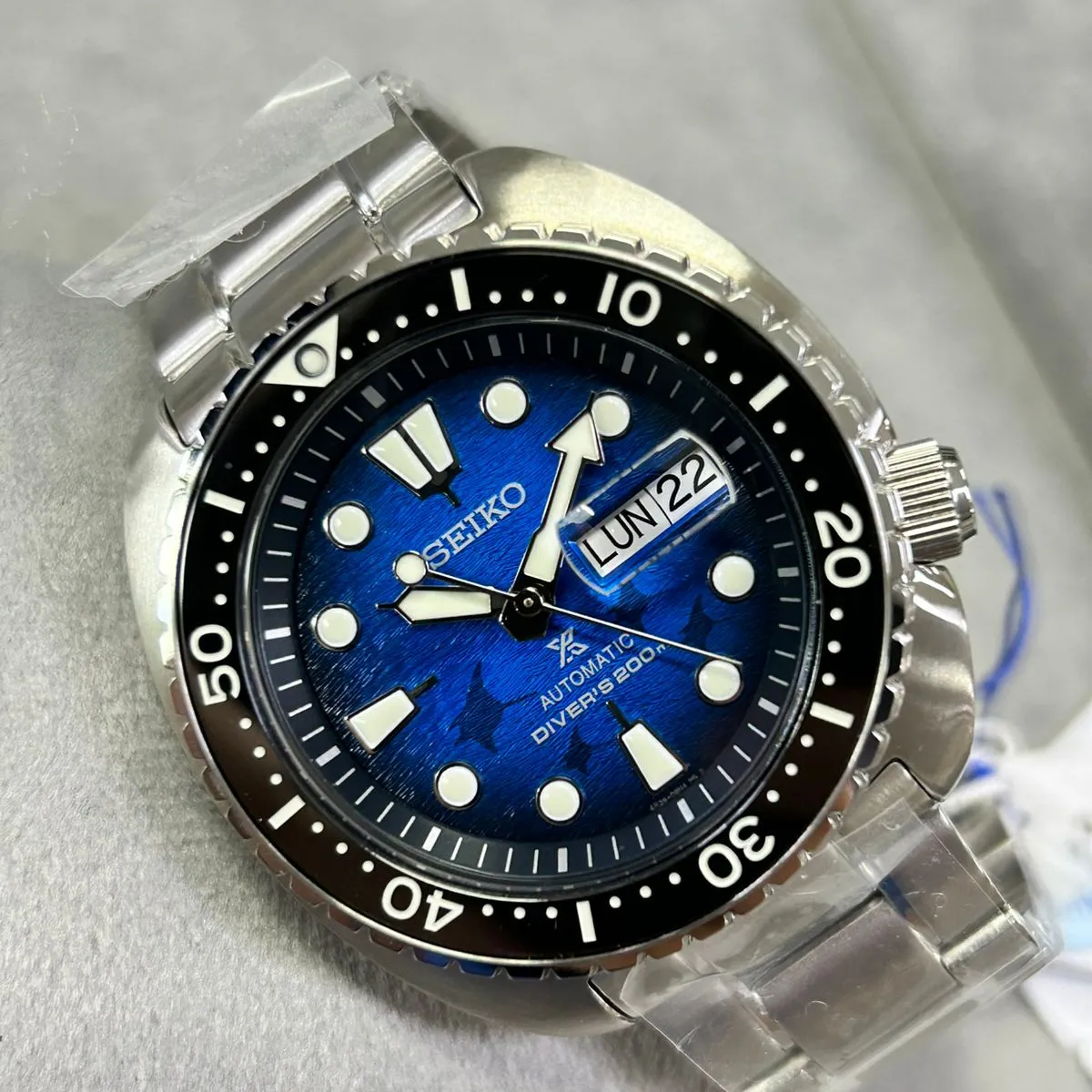 Seiko Prospex King Turtle SRPE39 Manta Ray Especial | Taniguchi