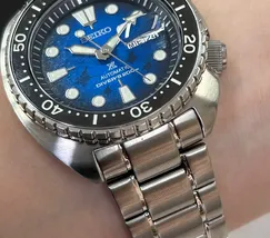 Seiko Prospex Automático King Turtle save the ocean SRPE39K1 Manta Ray - imagem 5