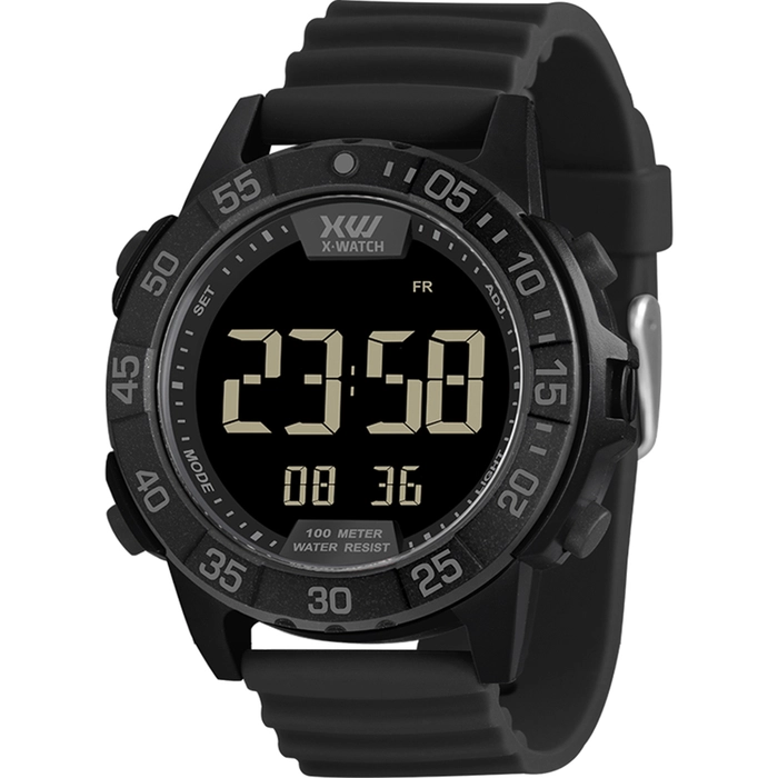 Relógio X-Watch Digital XMPPD698 XPORT 100m Original | Taniguchi Relógios