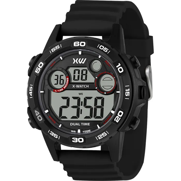 Relógio X-Watch Digital XMPPD720 XPORT 100m Original | Taniguchi Relógios