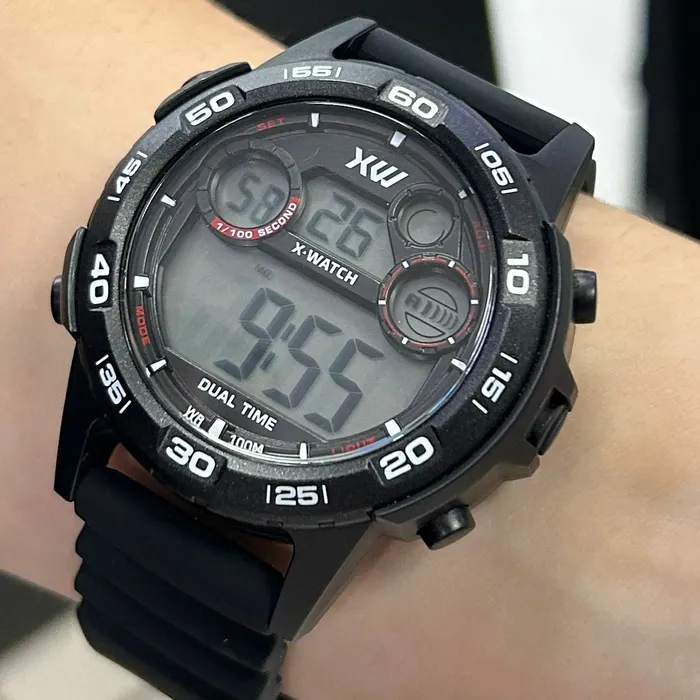 Relógio X-Watch Digital XMPPD720 XPORT 100m Original | Taniguchi Relógios