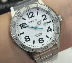 Relógio X-Watch Analógico XMSS1061 XTEEL Aço 100m Original | Taniguchi Relógios - imagem 1