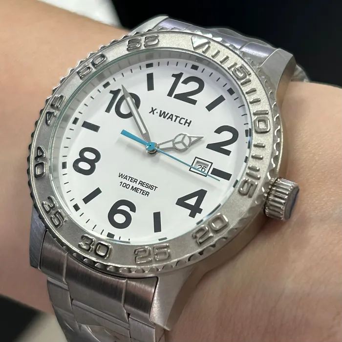 Relógio X-Watch Analógico XMSS1061 XTEEL Aço 100m Original | Taniguchi Relógios