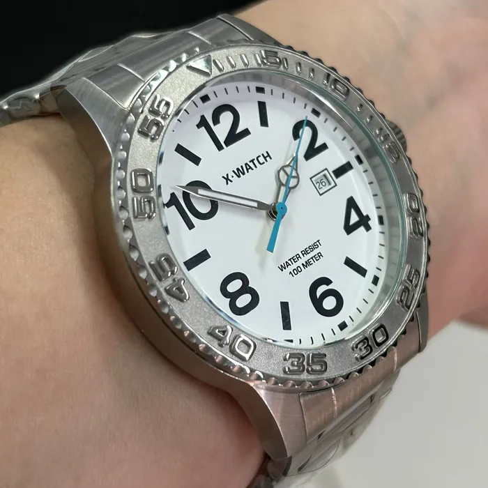 Relógio X-Watch Analógico XMSS1061 XTEEL Aço 100m Original | Taniguchi Relógios