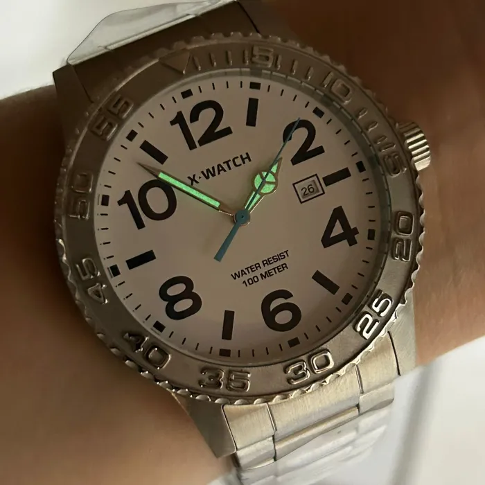 Relógio X-Watch Analógico XMSS1061 XTEEL Aço 100m Original | Taniguchi Relógios