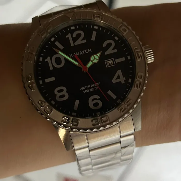 Relógio X-Watch Analógico XMSS1061 XTEEL Aço 100m Original | Taniguchi Relógios