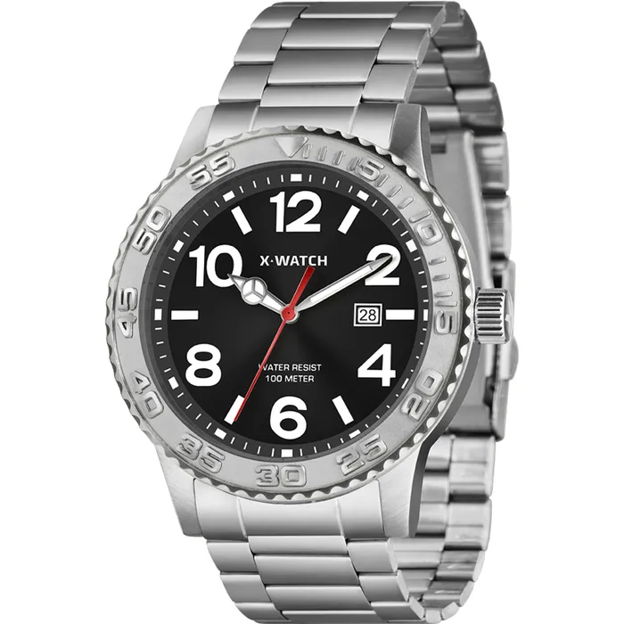 Relógio X-Watch Analógico XMSS1061 XTEEL Aço 100m Original | Taniguchi Relógios