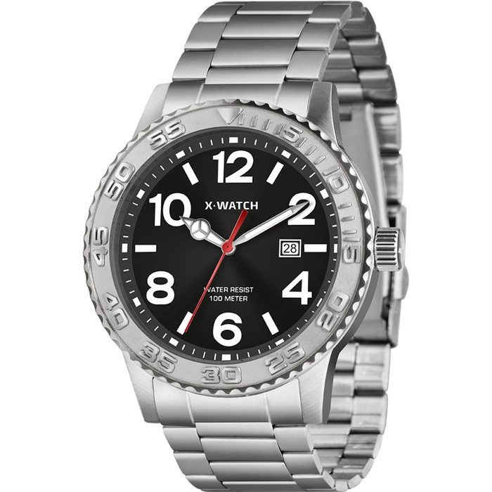 Relógio X-Watch Analógico XMSS1061 XTEEL Aço 100m Original | Taniguchi Relógios