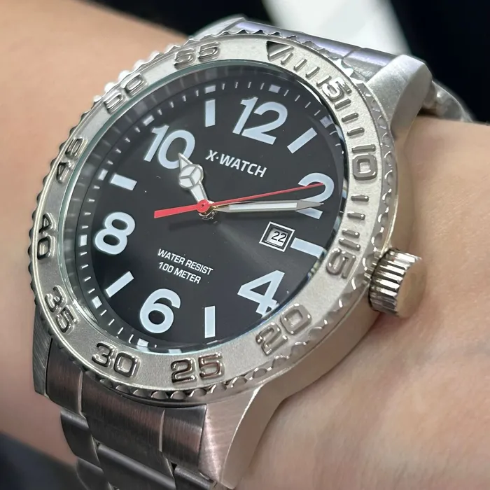 Relógio X-Watch Analógico XMSS1061 XTEEL Aço 100m Original | Taniguchi Relógios