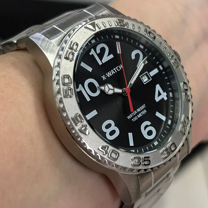 Relógio X-Watch Analógico XMSS1061 XTEEL Aço 100m Original | Taniguchi Relógios