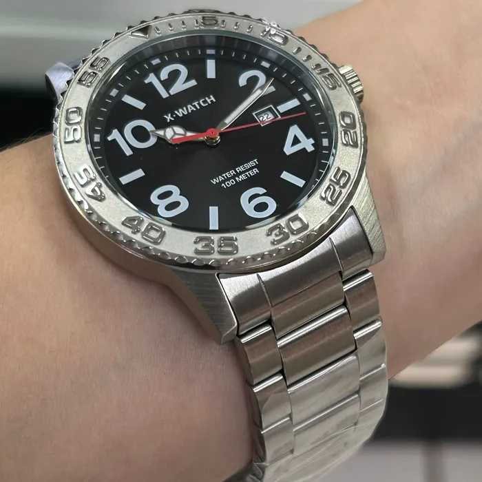 Relógio X-Watch Analógico XMSS1061 XTEEL Aço 100m Original | Taniguchi Relógios