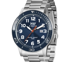 Relógio X-Watch Analógico XMSS1062 XTEEL Aço 100m Original | Taniguchi Relógios - imagem 2
