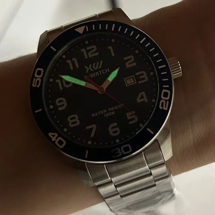 Relógio X-Watch Analógico XMSS1062 XTEEL Aço 100m Original | Taniguchi Relógios