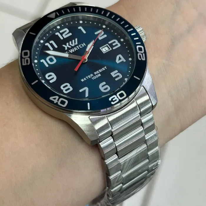 Relógio X-Watch Analógico XMSS1062 XTEEL Aço 100m Original | Taniguchi Relógios