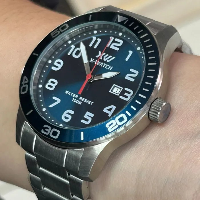 Relógio X-Watch Analógico XMSS1062 XTEEL Aço 100m Original | Taniguchi Relógios