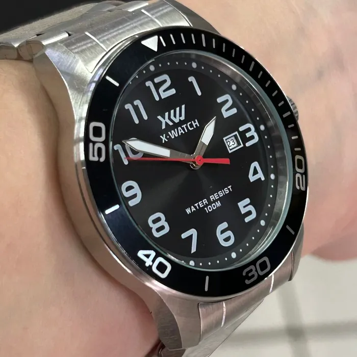 Relógio X-Watch Analógico XMSS1062 XTEEL Aço 100m Original | Taniguchi Relógios